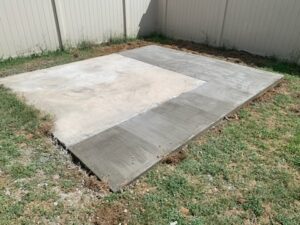 Concrete Pad Extension in Burleson