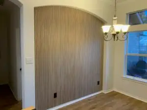 Fluted Wall Installation in Burleson
